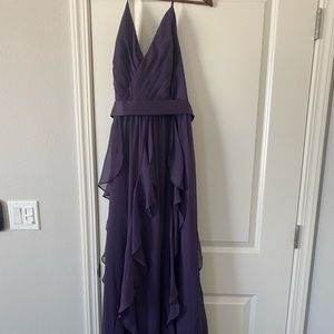 Amethyst bridesmaid dress